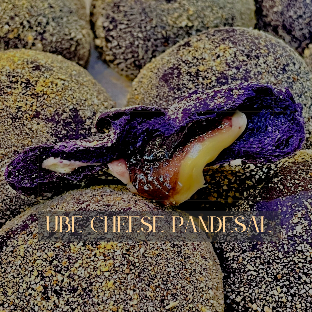 UBE CHEESE PANDESAL - PARTY TRAY (3 Dozens)
